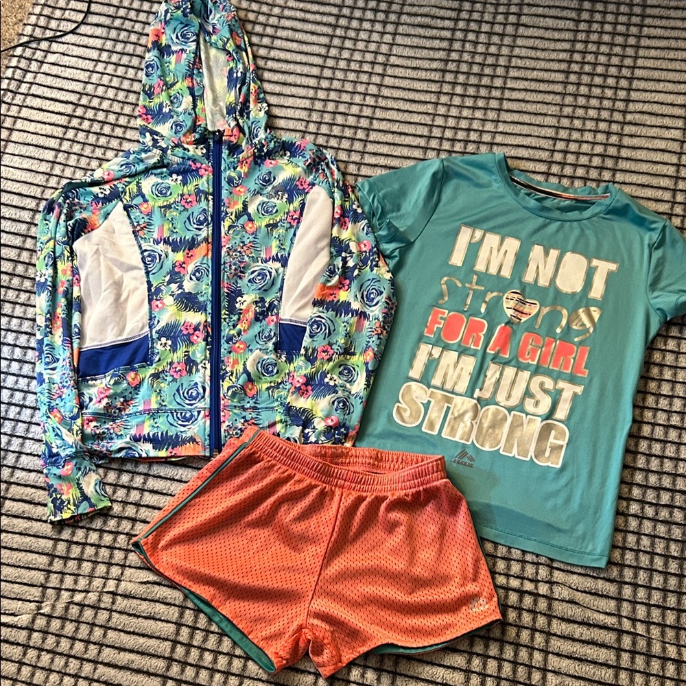 Colorful RBX Short Set with Jacket (Girls 10)